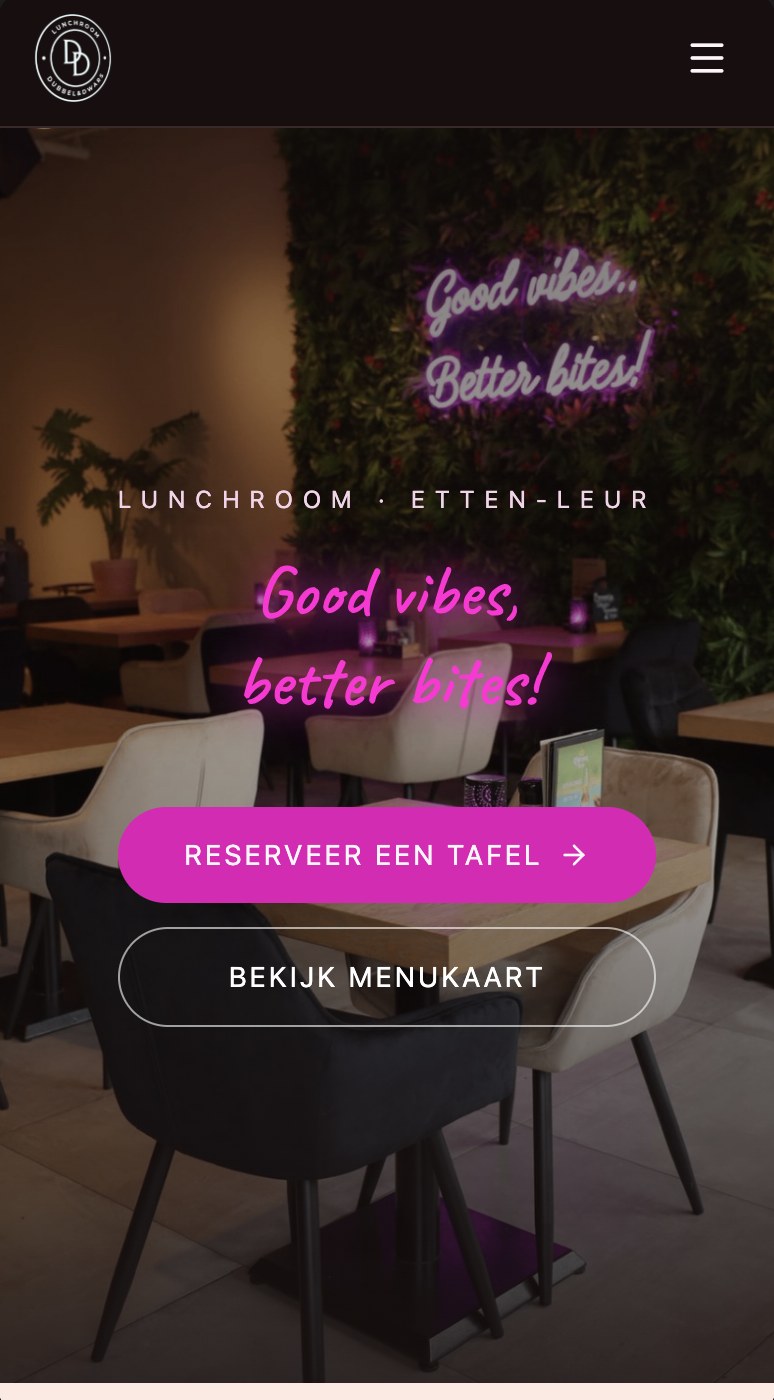 Voorbeeld van een door BK Designs gebouwde maatwerk website